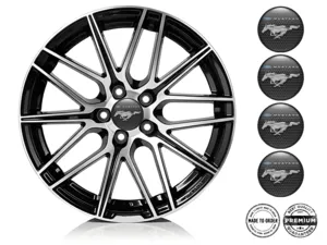 Ford Version Emblèmes Roues Design Bombé de Qualité